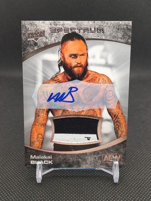 Malakai Black Auto Memorabilia /20 - 2021 Upper Deck Spectrum AEW WWE