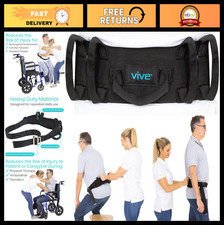 Transfer Belt with Handles - 350lbs Capacity, Patient Assist Safety Strap for El
