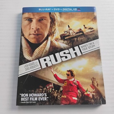 Rush Blu-Ray DVD Digital HD Ultraviolet Ron Howard Chris Hemsworth 