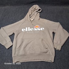 Ellesse Hoodie Adult Size Large Gray Pullover