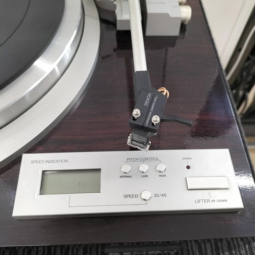 Denon DP-59L Turntable Auto Lift Direct Drive Record Player Working from japan - Picture 14 of 15