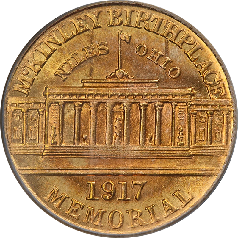 1917 McKinley Commemorative Gold $1 PCGS MS62 Nice Eye Appeal Nice Strike - Image 2 of 4