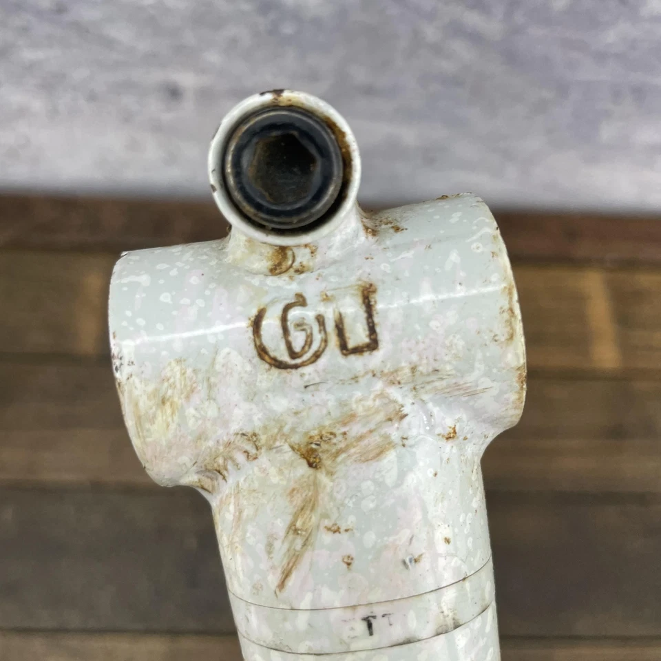 VÁSTAGO DE PLUMA GT Team Avalanche de colección 1" 22,2 blanco años 80 MTB guía de montaña raro Foto 2 de 4