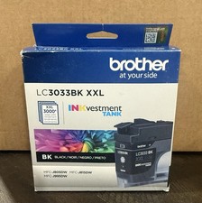 New Brother LC3033BK XXL Black Ink Cartridge Super-High-Yield 3000 EXP 02/2026