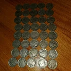 ROLL Full Date Buffalo Nickels 1936 P.D.S  40 Coin Lot Collection WYSYG