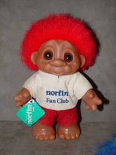 Troll Doll 7" Dam Norfin Club Made in Denmark 1980