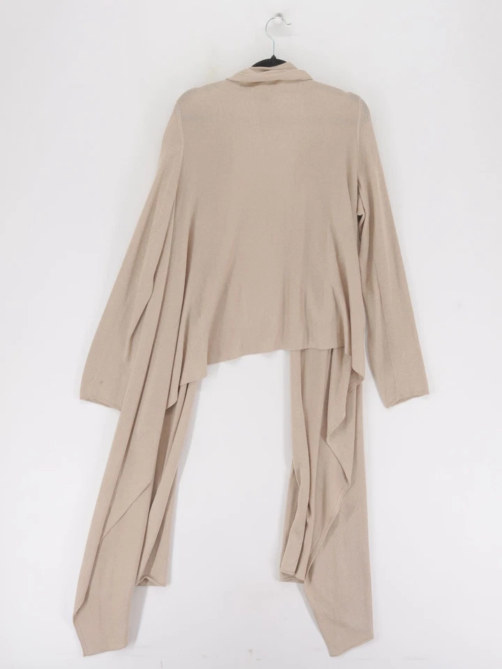 Cárdigan para mujer DKNY M seda crema con cuello de cachemir cárdigan Foto 2 de 4