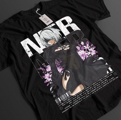 Nier Automata Shirt YoRHa 2B Tshirt 9S T-Shirt A2 Top Eve Nines Adam Anime Tee