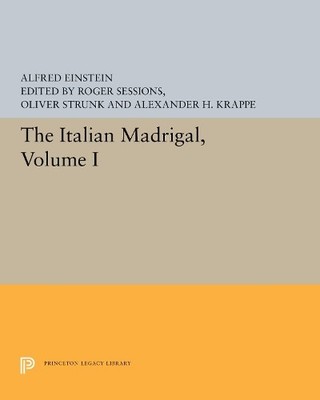 Alfred Einstein The Italian Madrigal (Gebundene Ausgabe) (US IMPORT)