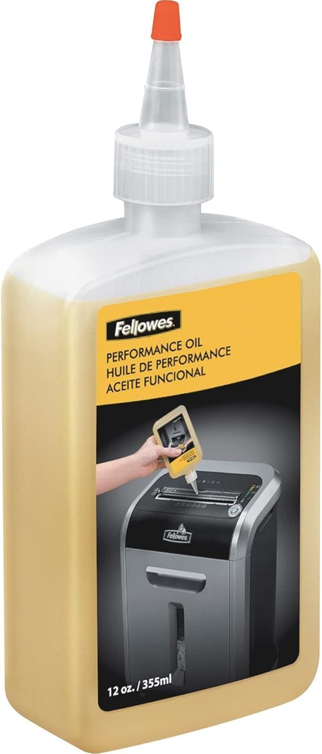 Fellowes Powershred Performance Shredder Oil, 12 oz. Extende