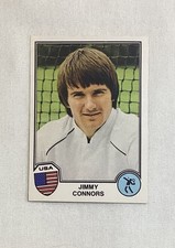 JIMMY CONNORS 1981-1982 PANINI SPORT SUPERSTARS ROOKIE STICKER CARD #319
