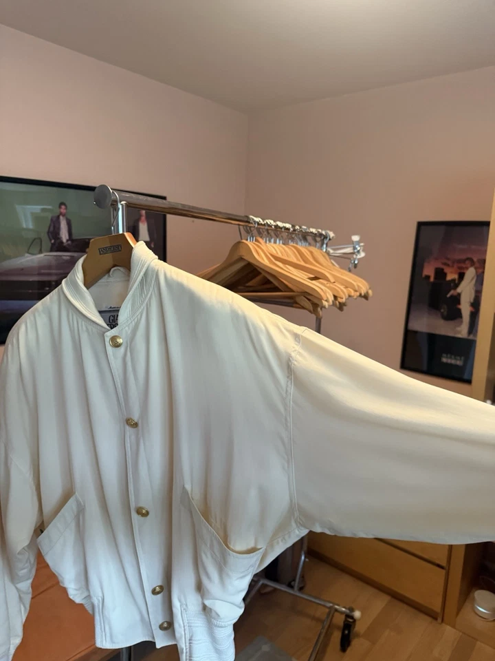 Vintage 80s Gianni Versace Miami Vice Bomber Jacket 90s Don Johnson - Image 4 of 4