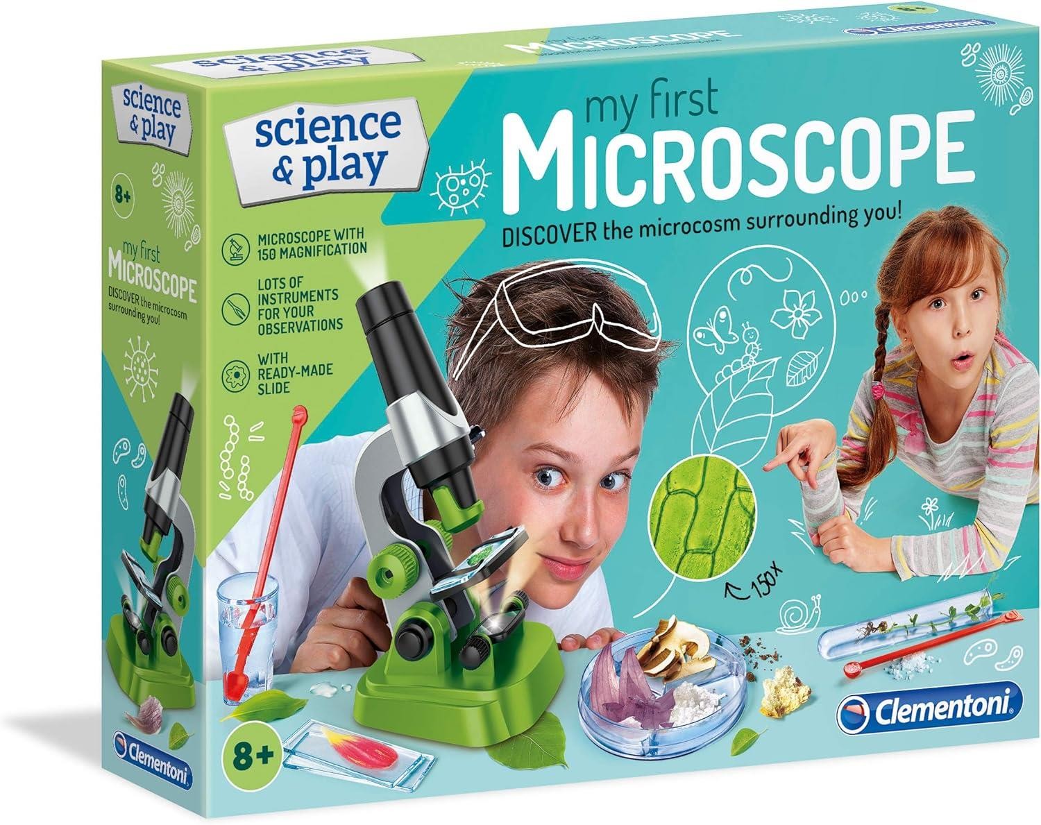 Clementoni- Science and Play Microscope: Real Magnification, Easy to Use, Educational Toy for Kids (8+ Years) - Image 3