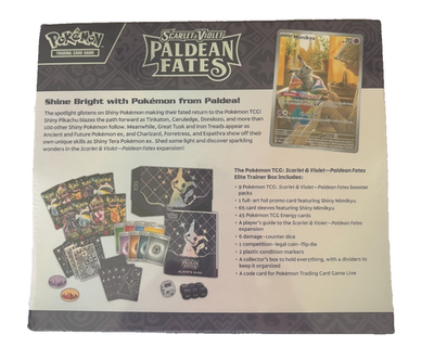 Nintendo Pokémon TCG Scarlet & Violet Paldean Fates Elite Trainer
