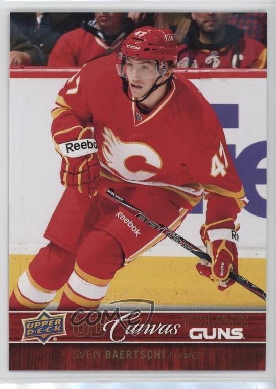 2012-13 Upper Deck UD Canvas Young Guns Sven Baertschi #C93 Rookie RC 5xh