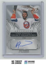 2020-21 UD Artifacts Lord Stanley's Legacy Signatures Ken Morrow #LSLS-KM New