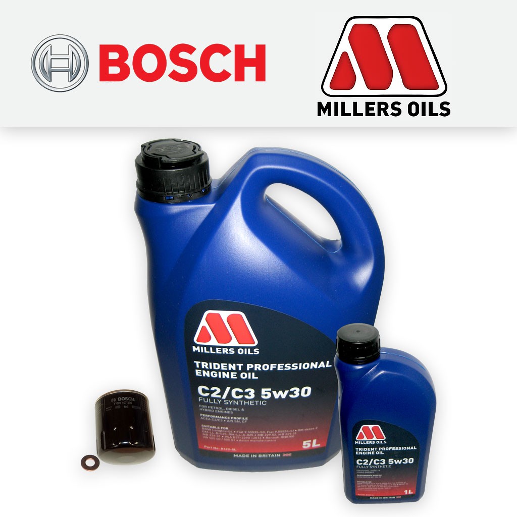 SERVICE KIT for PEUGEOT 3008 2.0 HDI HYBRID OIL FILTER +6L 5w30 OIL (2011-2016)