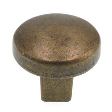Amerock Forgings 1 1/4 Rustic Brass Round Cab...