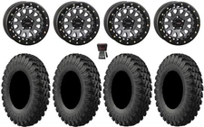 System 3 SB-6 Bdlk 15" Wheels Gm 4+3 33" MotoRally Tires Ranger 1500 & Xpedition