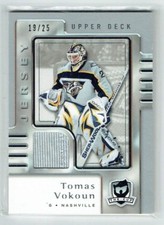 06-07 UD Upper Deck The Cup  Tomas Vokoun  /25  Jersey