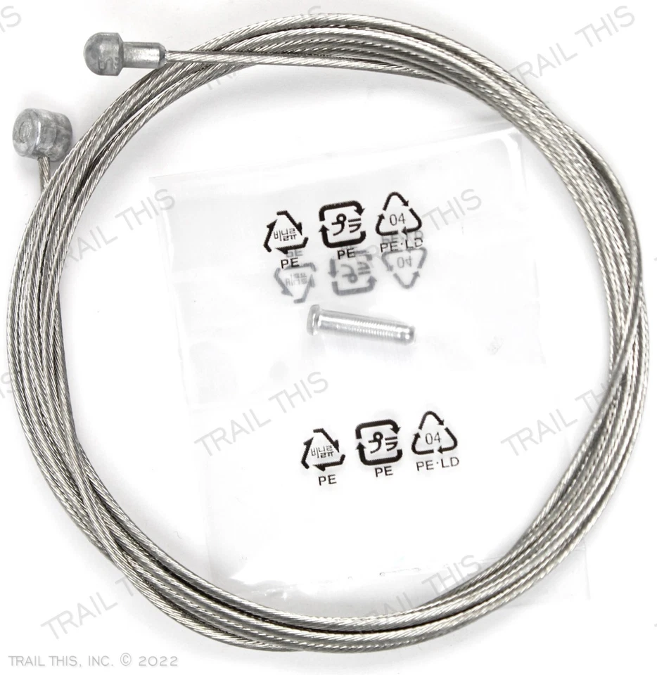 Shimano Double-End Brake Cable for Road or MTB Bike Universal 2050mm x 1.6mm - Image 3 of 3