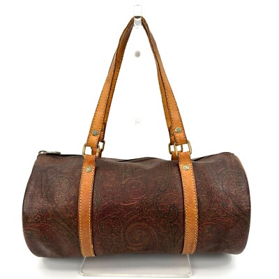 ETRO 90s Vintage Paisley Barrel Bag Drum Bag Authentic | eBay