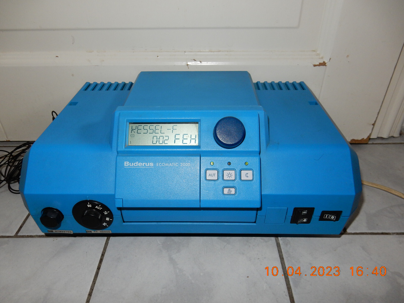 BUDERUS HS 2105 SO Heizungsregler mit 3 Fühler, geprüft in TOP