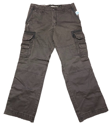 Old Navy Loose Cargo Pants Men’s 30x30 Olive Khaki Utility Hiking Gorp NEW - Picture 2 of 9