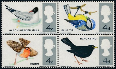 GB 1966 British birds ☀ SG696 - SG699 ☀ Mint never hinged