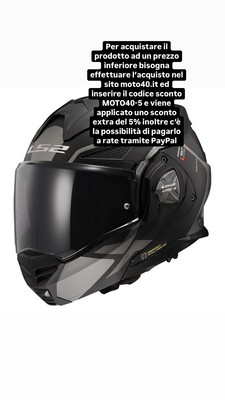 CASCO MOTO MODULARE LS2 FF901 ADVANT X METRYK MATT TITANIUM