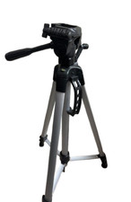 Amazon Basics 60-Inch Lightweight Tripod with Bag in Black/Silver