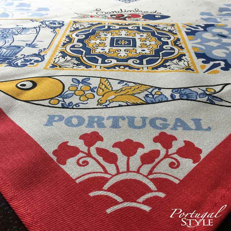 Portuguese 100 Cotton SQUARE Tablecloth Made in Portugal Free Shipping