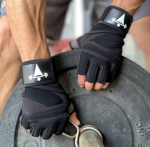 Guantes de gimnasio de alta resistencia para Crossfit WOD entrenamiento culturismo levantamiento de pesas potencia - Imagen 17 de 29