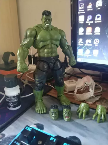 Avengers Infinity War Hulk action figure modello bambola collezione scatola giocattolo KO. - Foto 2 di 9