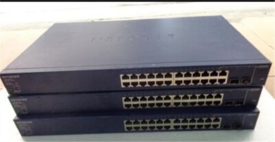 Used 1Pcs Netgear GS724TP 24 Gigabit Poe Power Management Switch xh