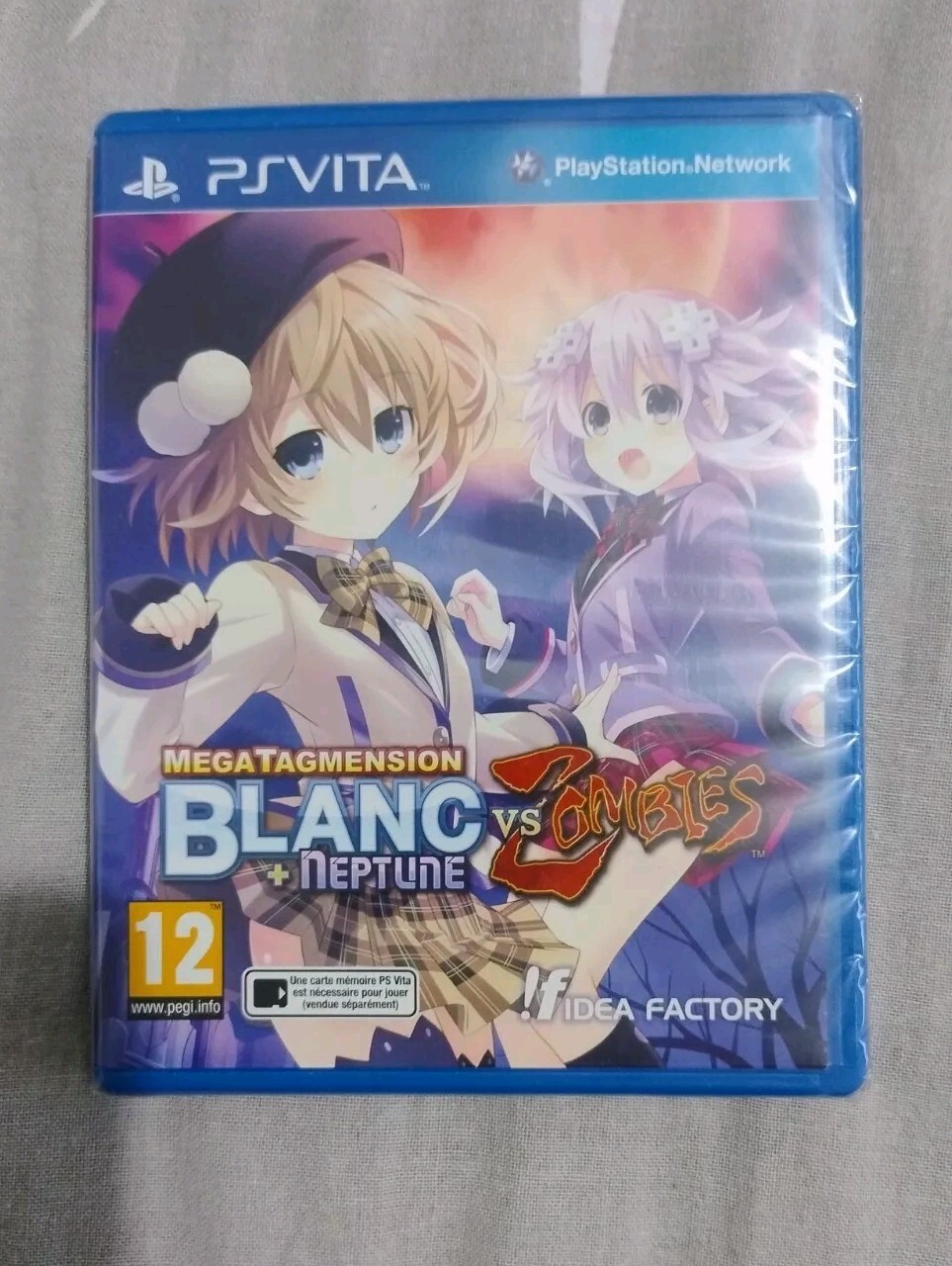 Megatagmension Blanc + Neptune vs Zombies PS Vita Neuf Sous Blister VF
