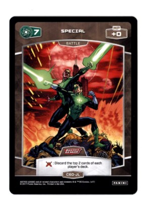 SPECIAL C60-JL GREEN LANTERN 2017 Panini DC MetaX Justice League Common *Qty*