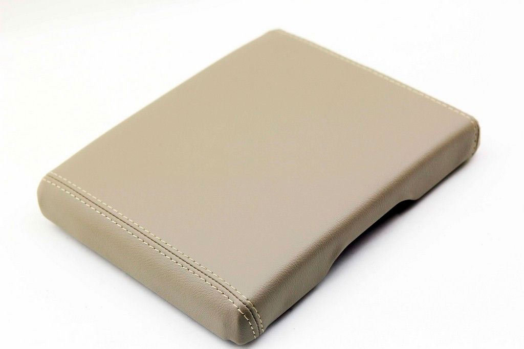 Center Console Lid Armrest Leather Cover Bench Seat For Ford F150 97-03 Gray - Foto 6