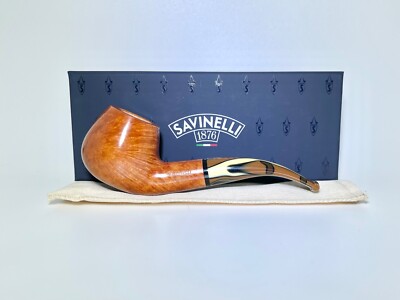 Savinelli Paloma Smooth Brown...645 KS...6mm...New In Box...Italy