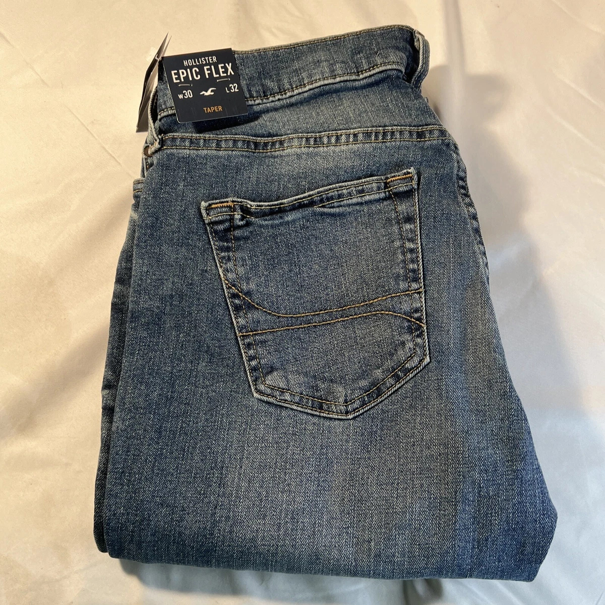 Hollister epic cheap flex taper jeans