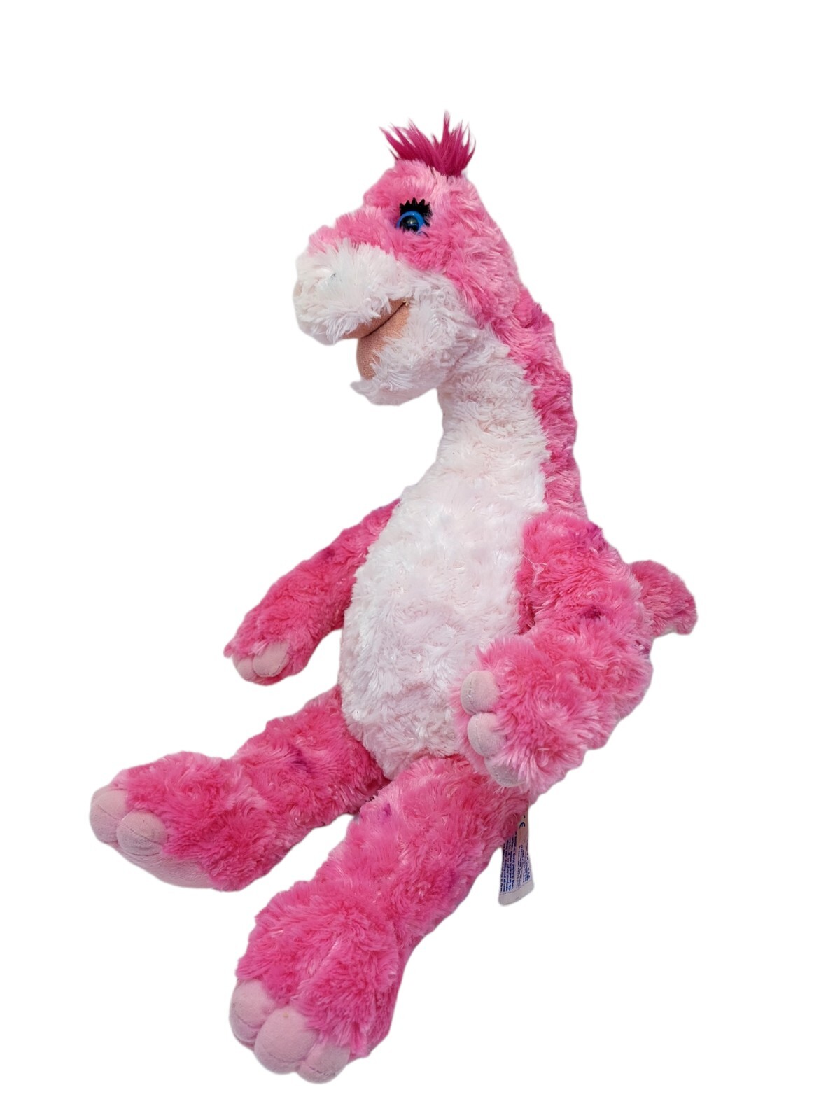 Pink Apatosaurus Dinosaur Stuffed Animal Plush Toy 20 Inch Build a Bear 2010