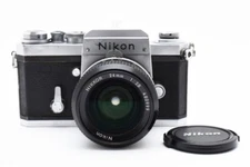 Nikon F Eye Level 35mm SLR Film Camera w/ Non-Ai NIKKOR 24mm f/2.8 [Excellent+4]