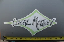 LOCAL MOTION Hawaii Grey Green White Tiki Aloha OG 80's Vintage Surfing STICKER