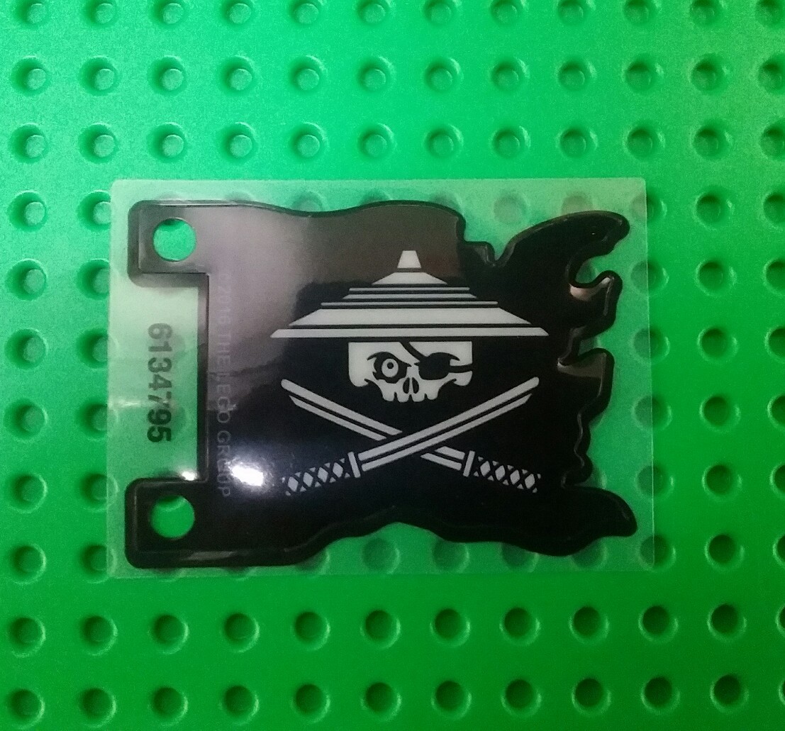 NEW* Lego Black Pirate Flag Ninjago Plastic Pirates Ship Battles x