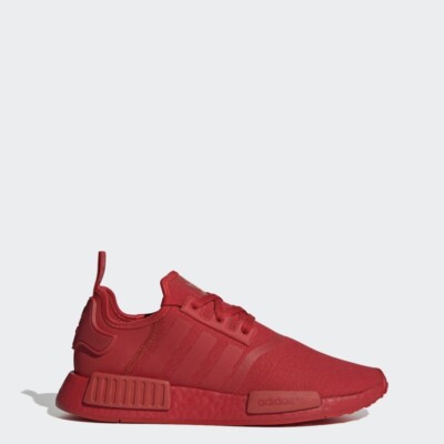 adidas Originals NMD_R1 Primeblue Shoes, FV9017, Scarlet Red, Men’s Size 10 