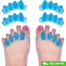 Gel Toe Spacers Hammer Toe Bunion Relief Big Toe Separators Yoga Foot Correctors