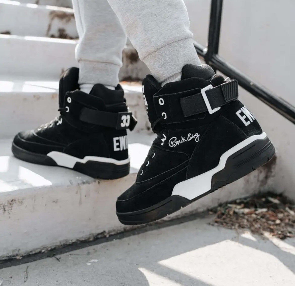 PATRICK EWING ATHLETICS 33 HI OG Black Suede/White Size 6 | eBay PATRICK EWING ATHLETICS 33 HI OG Black Suede/White Size 6 | eBay