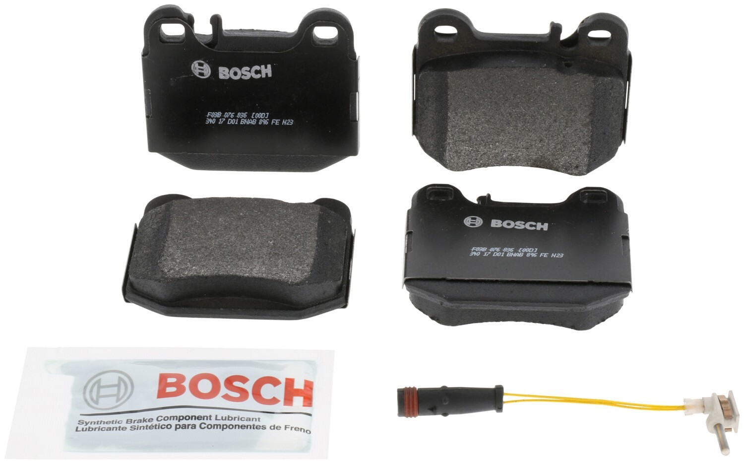 Bosch QuietCast Brake Pads Rear For 2004-2012 Maserati Quattroporte