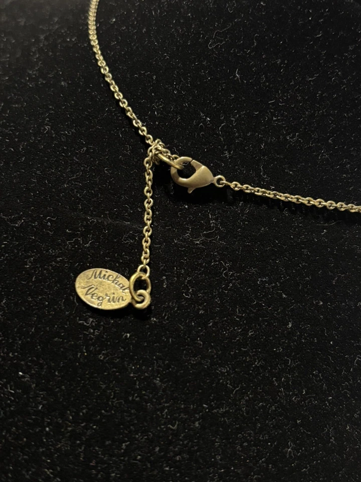 Michal Negrin Bracelet And Necklace White Aurora Borealis AB Crystals Victorian - Image 4 of 4