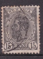 Romania 1899 king Carol 15b Fine Used  SG 380 VGC
